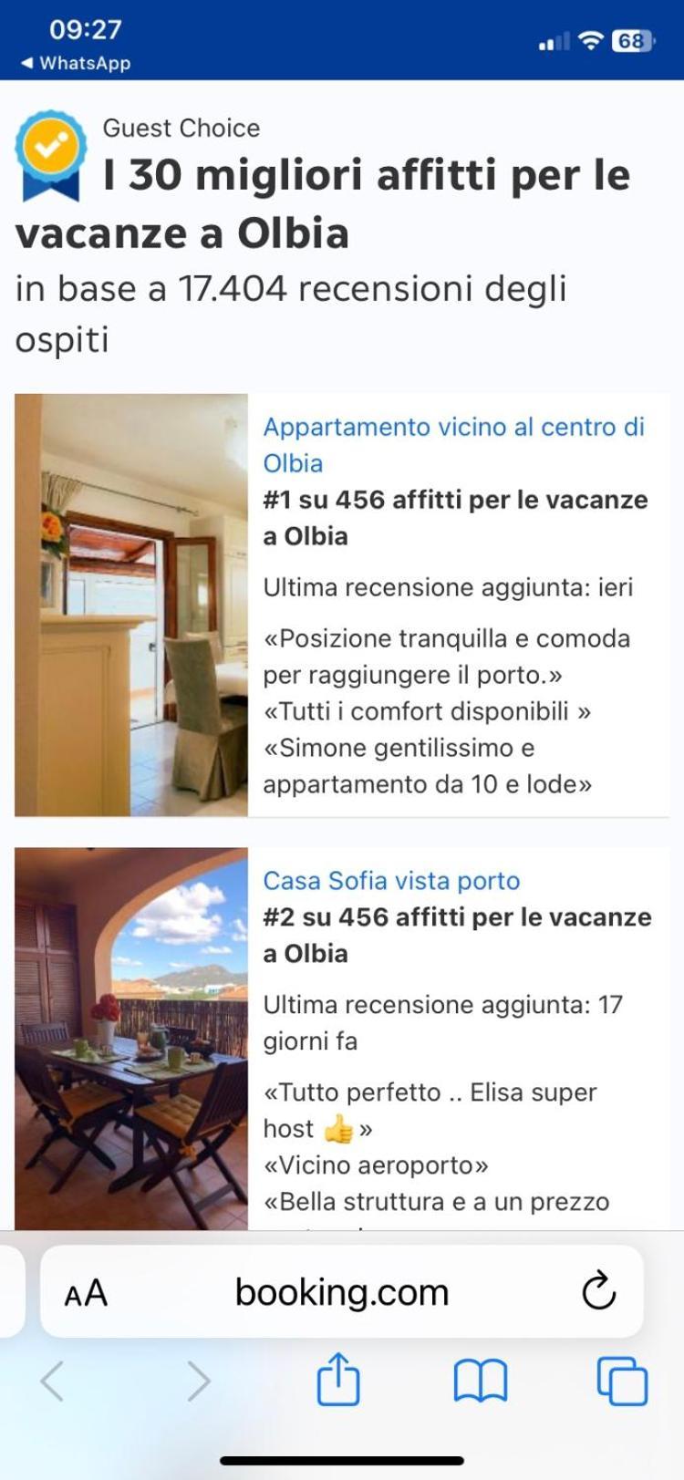 Apartament Casa Sofia Vista Porto Olbia Zewnętrze zdjęcie